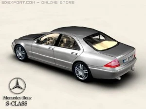 mercedes s class 3D Model