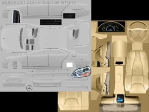 mercedes s class 3D Model