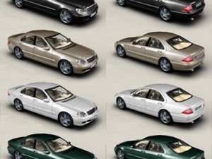 mercedes s class Modelo 3D