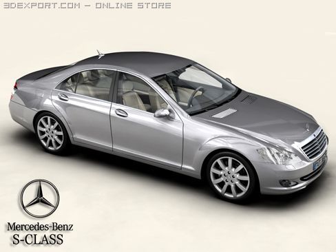 mercedes s class 2006 Modèle 3D .c4d .max .obj .3ds .fbx .stl .blend 