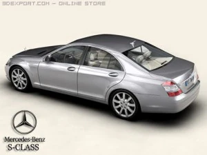mercedes s class 2006 3D Model