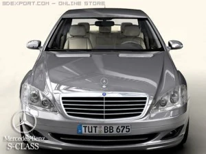 mercedes s class 2006 3D Model