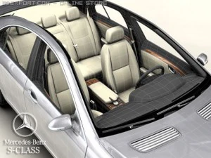 mercedes s class 2006 3D Model