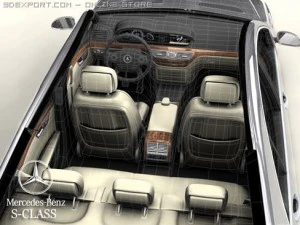 mercedes s class 2006 3D Model