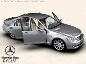 mercedes s class 2006 Modèle 3D