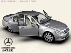 mercedes s class 2006 3D Model