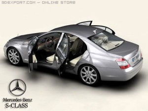 mercedes s class 2006 Modèle 3D