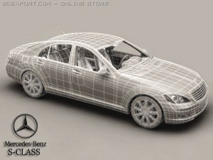 mercedes s class 2006 Modèle 3D