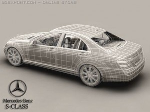 mercedes s class 2006 Modèle 3D