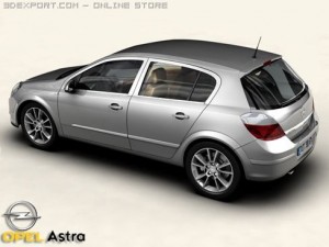 opel astra Modelo 3D