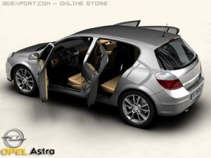 opel astra Modelo 3D