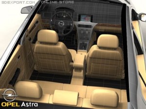 opel astra Modelo 3D