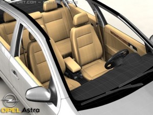 opel astra Modelo 3D