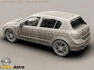 opel astra 3D Model