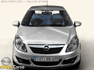 opel corsa 3Dモデル