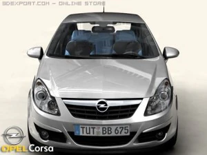 opel corsa 3D Model