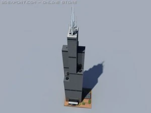 sears tower 3D Model
