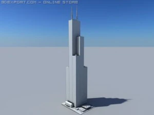 sears tower 3D Model