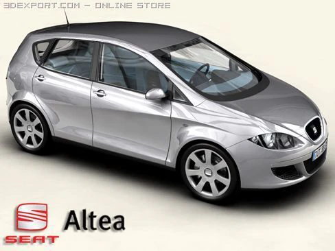 seat altea 3D Model .c4d .max .obj .3ds .fbx .stl .blend 
