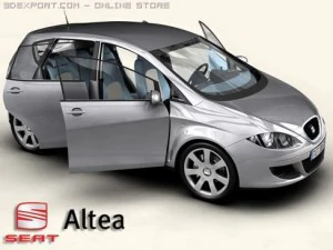 seat altea 3D Model