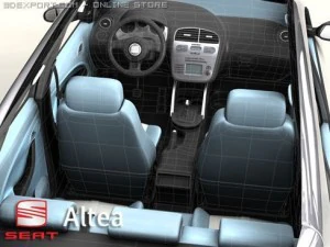 seat altea 3D Model