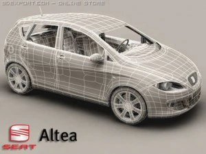 seat altea 3D Model