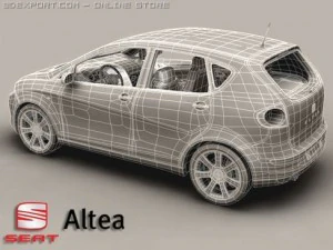 seat altea 3D Model