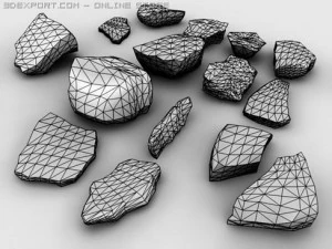 stones collection 3D Model