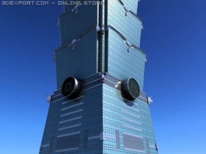 taipei 101 Modello 3D