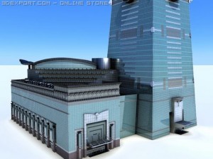 taipei 101 Modello 3D