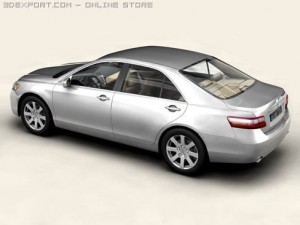 toyota camry 2007 3D Модель