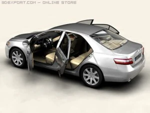toyota camry 2007 3D Model