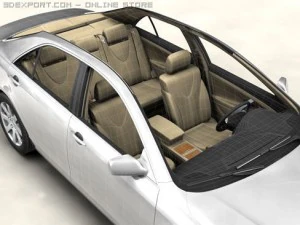 toyota camry 2007 3D Model