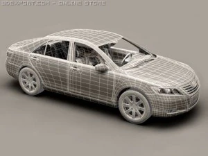 toyota camry 2007 3D Model