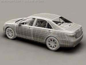 toyota camry 2007 3D Модель