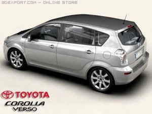 toyota corolla verso 3D Model