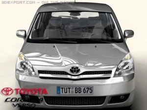 toyota corolla verso 3D Model