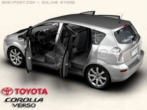toyota corolla verso Modèle 3D