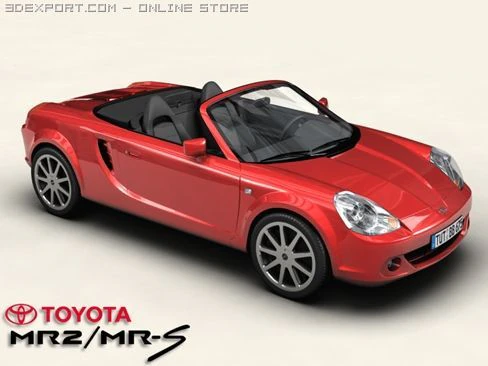 toyota mr2mrs 3D Model .c4d .max .obj .3ds .fbx .stl .blend