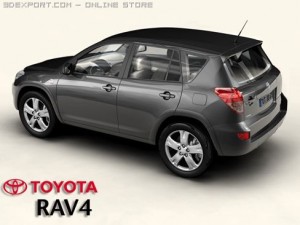 toyota rav4 3D-Modell