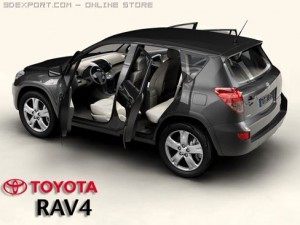 toyota rav4 3D-Modell