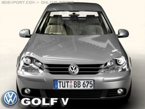 vw golf v 3D Модель