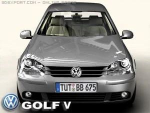 vwゴルフv 3Dモデル