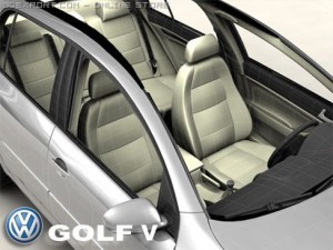 vw golf v 3D Модель