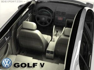 vwゴルフv 3Dモデル