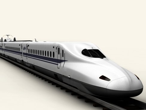 shinkansen n700 3D Модель .c4d .max .obj .3ds .fbx .stl .blend 