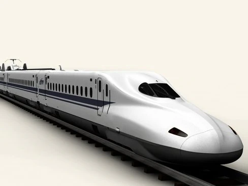 shinkansen n700 3D Model .c4d .max .obj .3ds .fbx .stl .blend 