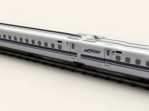 shinkansen n700 3D Модель