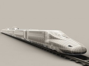 shinkansen n700 3D Модель