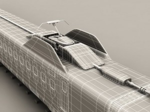 shinkansen n700 3D Модель